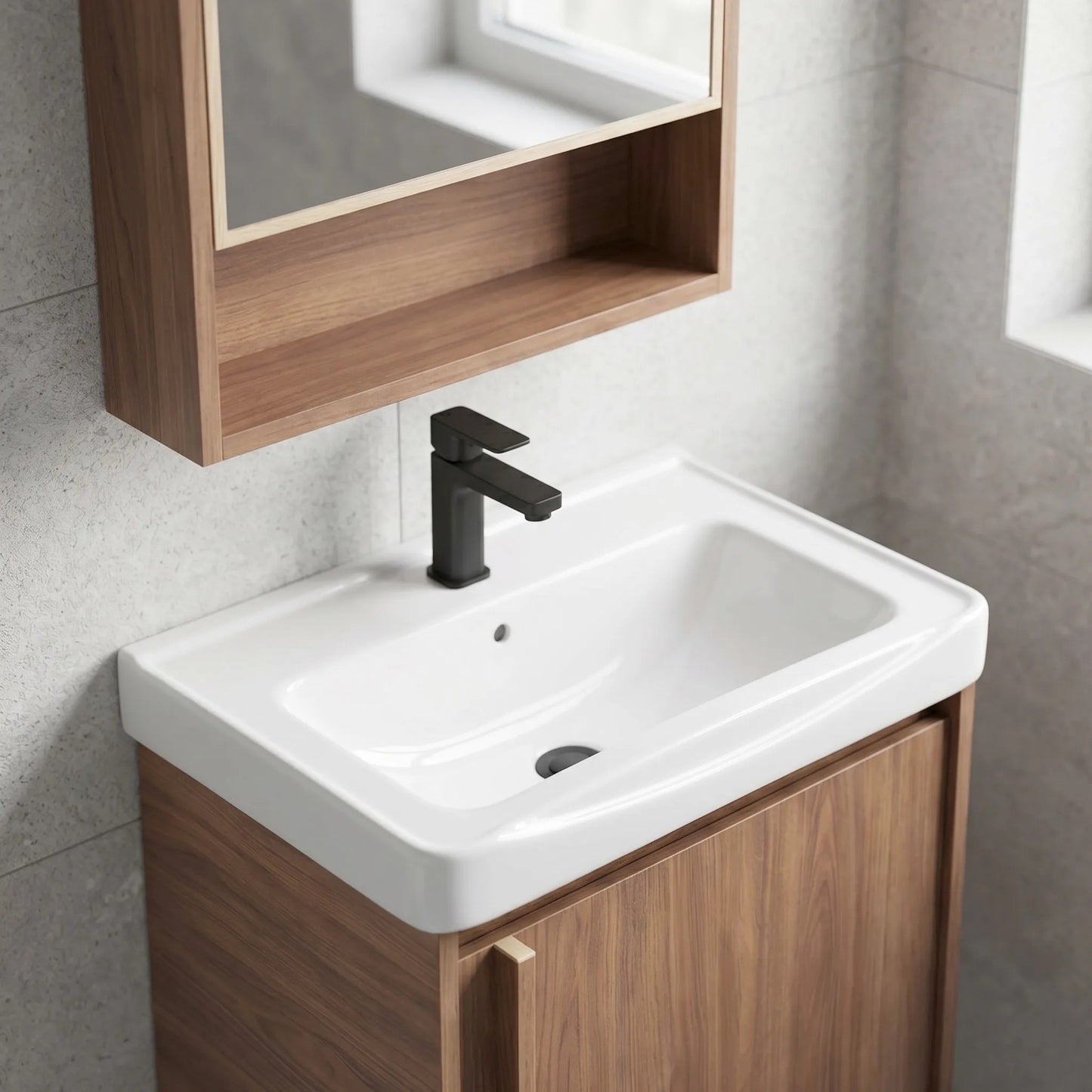 Set mobilier de baie cu lavoar Gama T25023 HHL 50CM  7