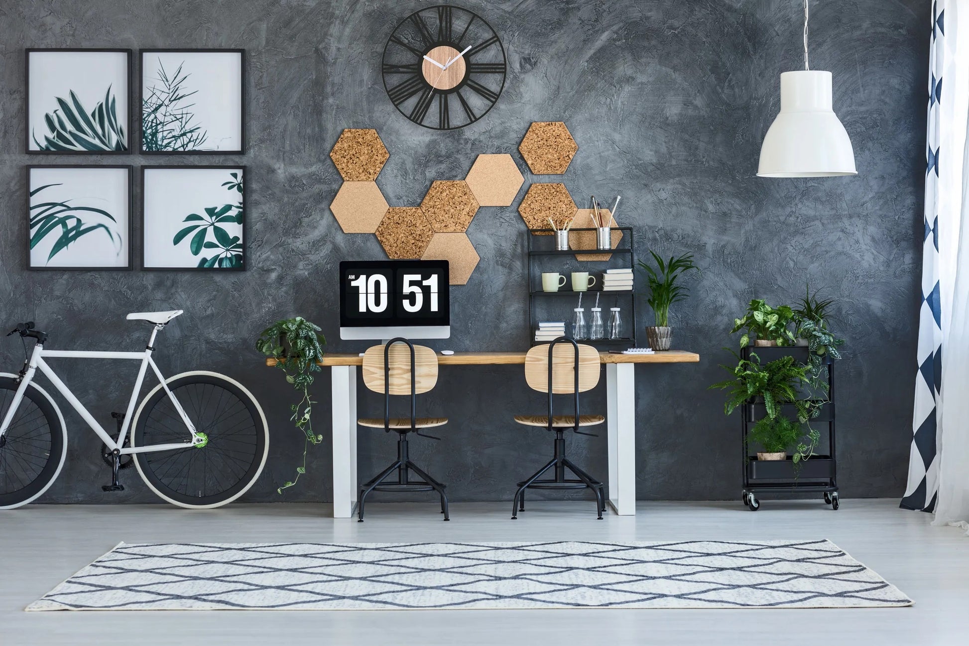 Ceas De Perete Loft Rotund 35 Cm Metal / Lemn MC70902 7