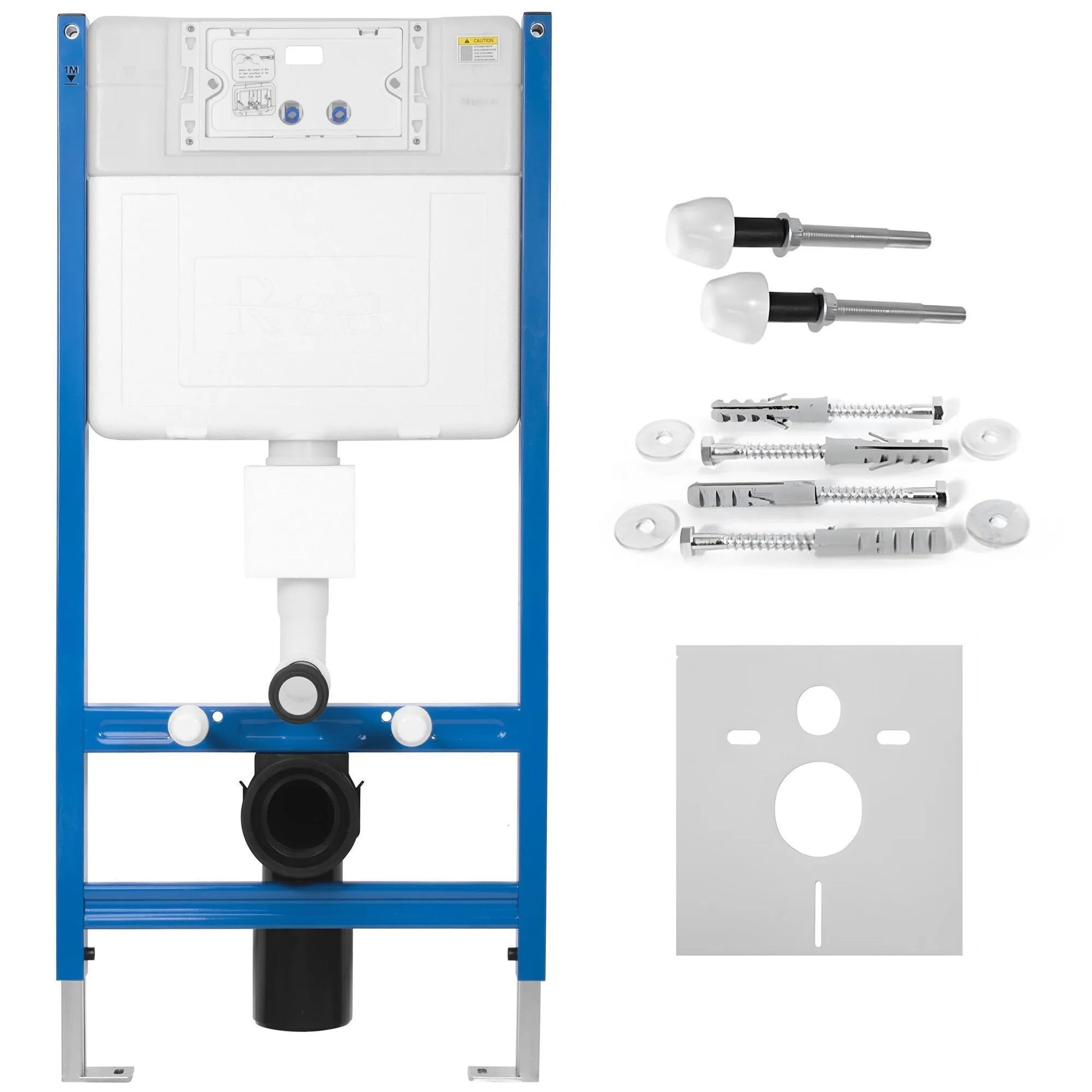 Cadru WC Încastrat Rea Cu Buton HD Black 7