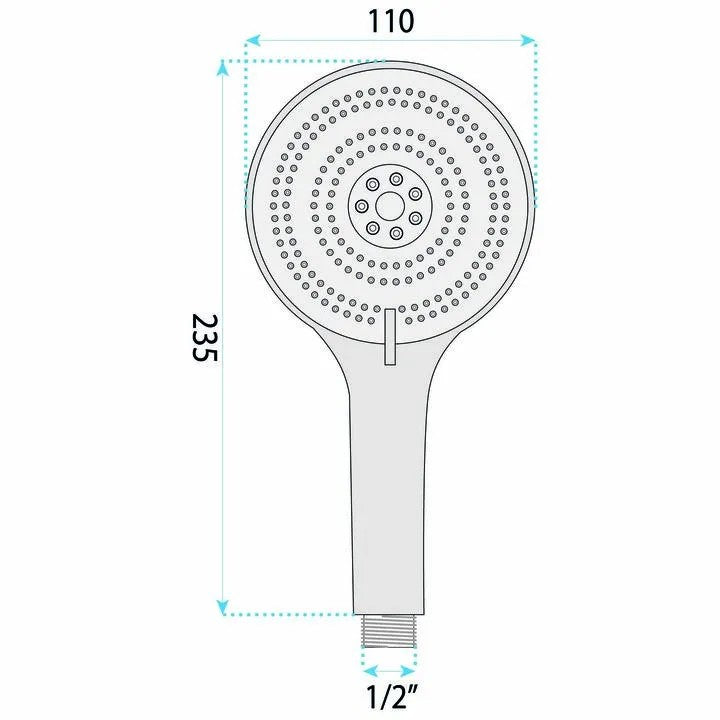 PARA DE DUS REA JS-019 BRUSH NICKLE 7