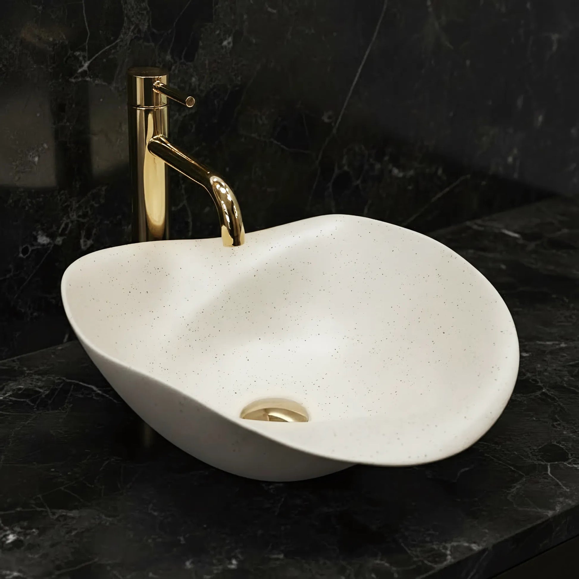 Lavoar Ceramic Pentru Blat REA HM-34B Handmade ART 7