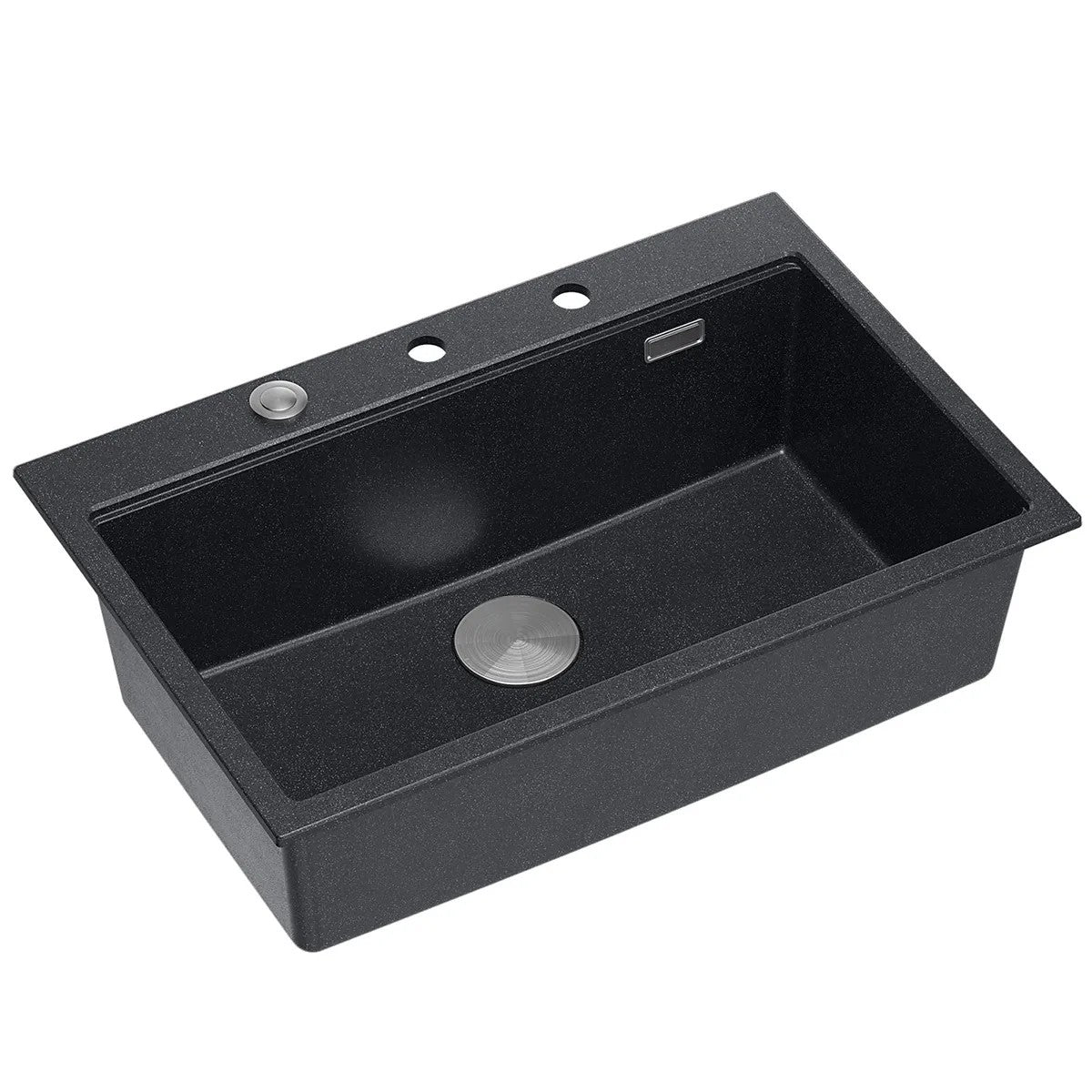 Chiuveta Din Granit MARC 110 WORKSTATION Black Metallic Dop Auriu 7