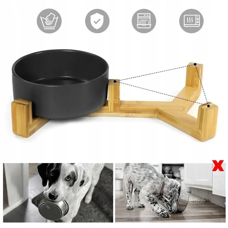 Castron Pentru Caine/pisica/animal BLACK 331579 + Husa Scaun Pentru Caine 7