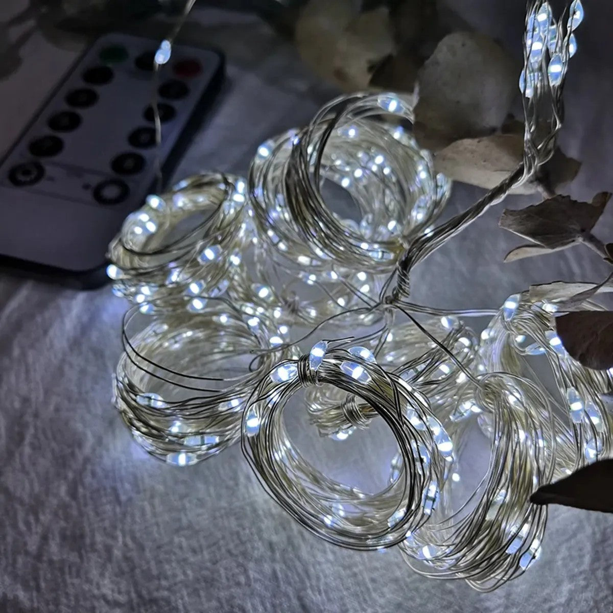 Cortina LED 300 Diode 3x3m Culoarea Calda 7