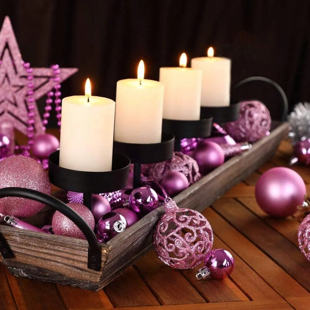 BOMBKI CHOINKOWE PINK 100SZT KL-21X03 7
