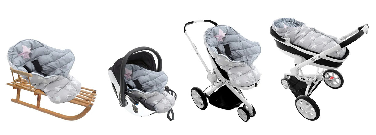 Sac De Dormit Pentru Copii 4in1 Sheep Beige-Pink 7