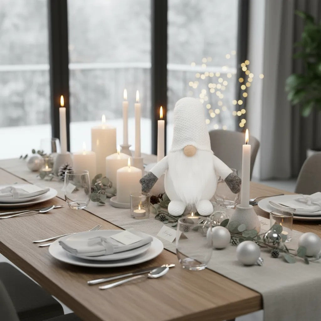 Skrzat Świąteczny 35cm YX045 White 7