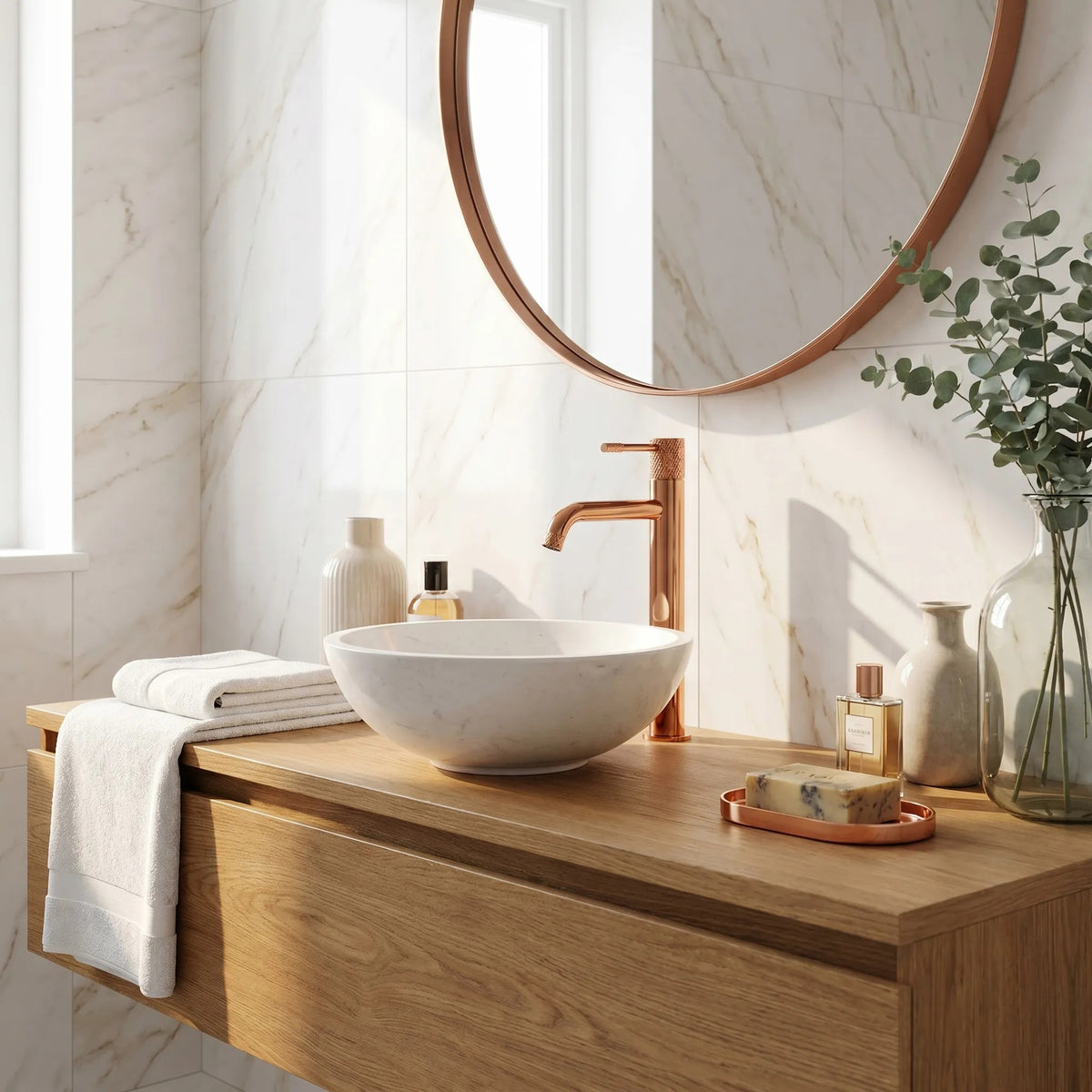Baterie Pentru Lavoar Rea Venti Copper High 7