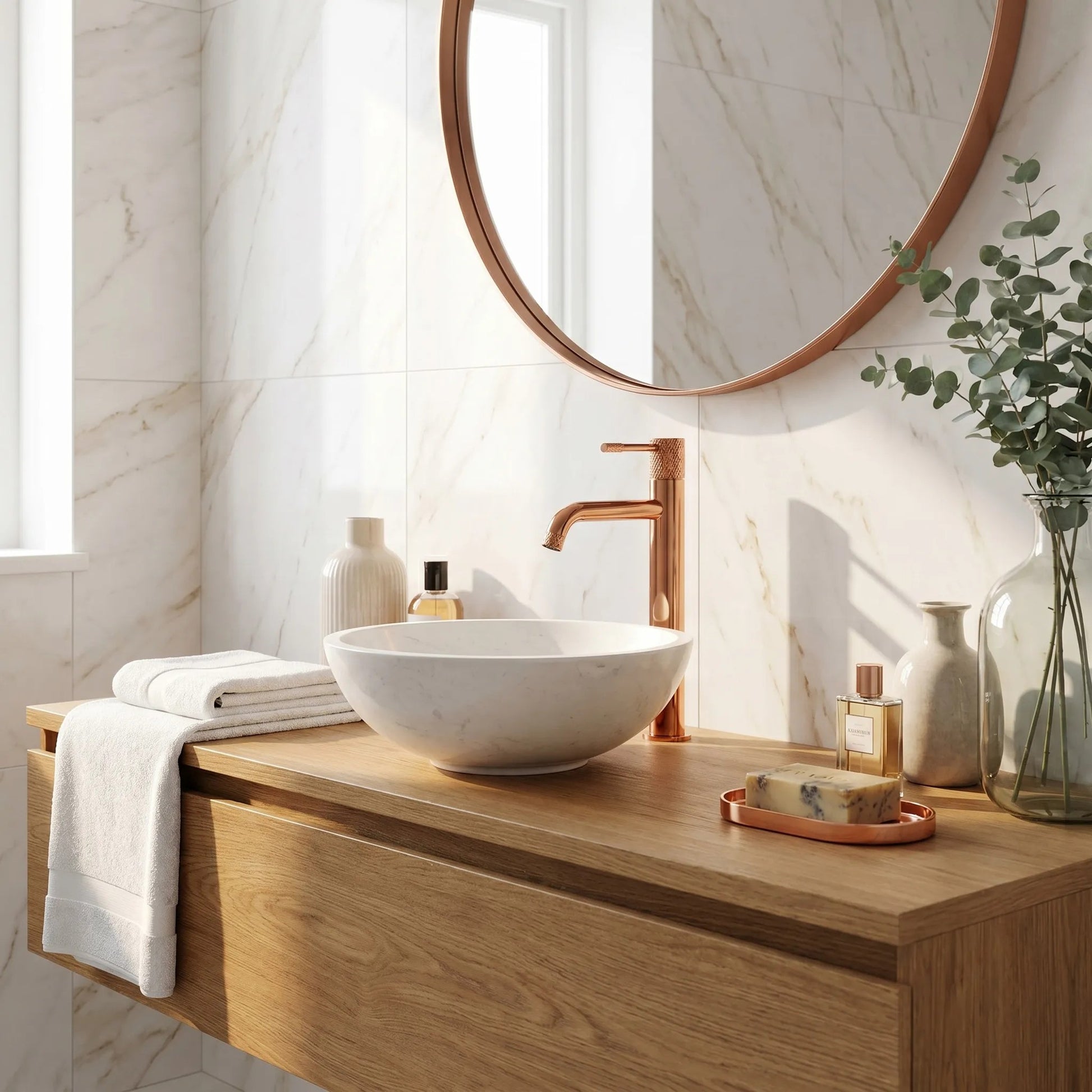 Baterie Pentru Lavoar Rea Venti Copper High 7