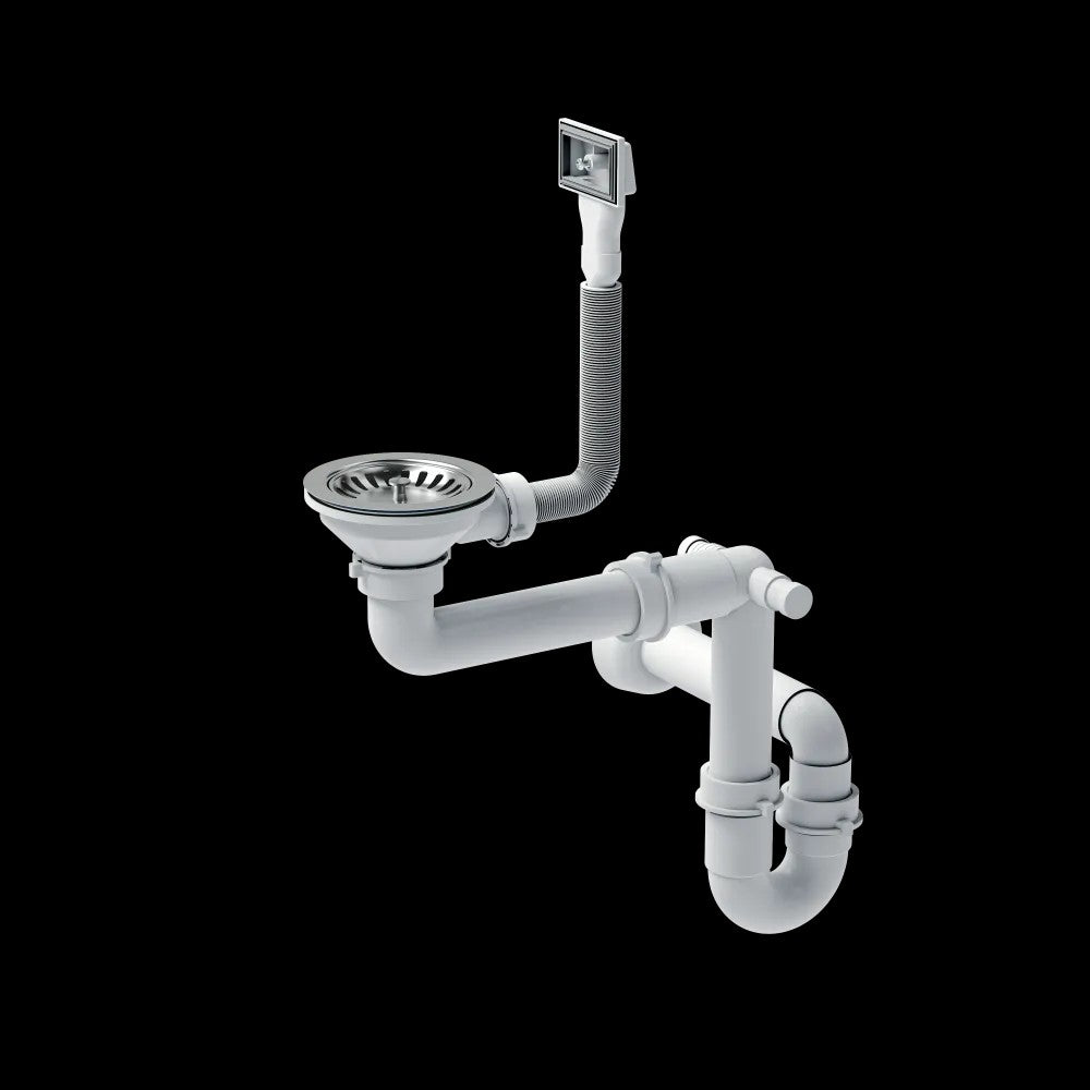 Chiuvetă Inox RUSSEL 116 BRUSH NICKEL Cuva Stanga 7