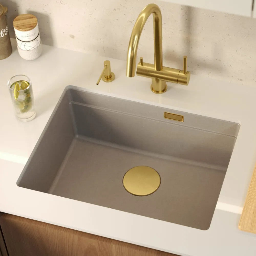Chiuveta Din Granit Logan 100 Beige Dop Auriu 7