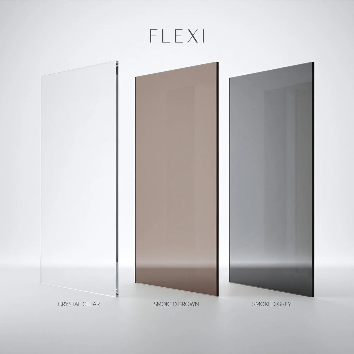 Paravan De Dus Rea Flexi Grey / Black 100 7
