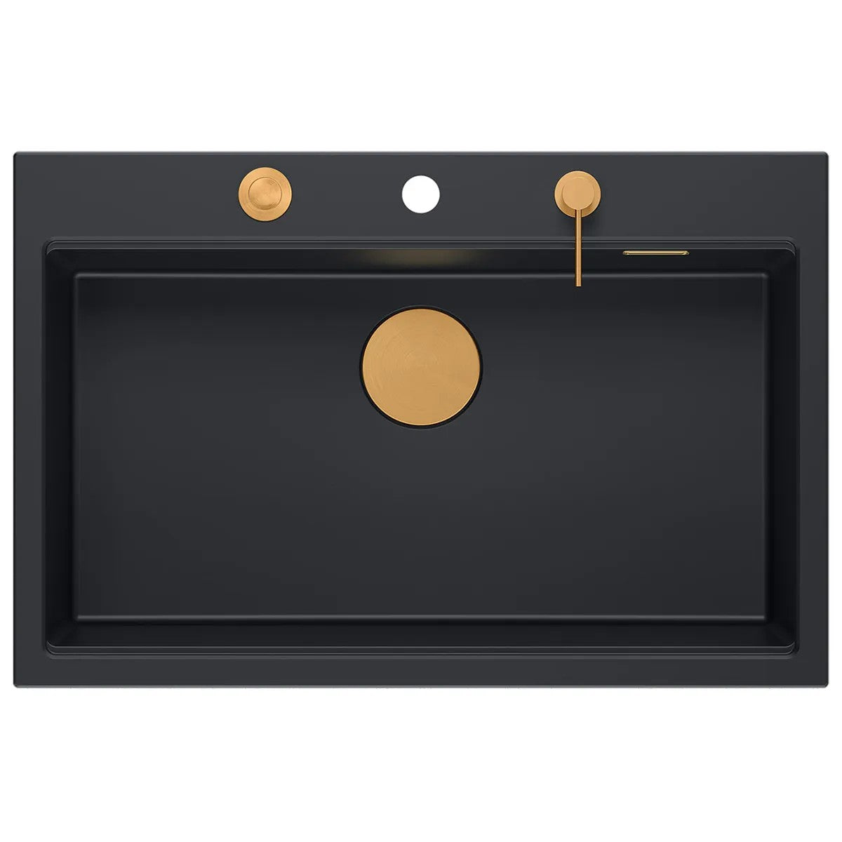 Chiuveta Din Granit MARC 110 WORKSTATION Black Dop Nichel Periat 7