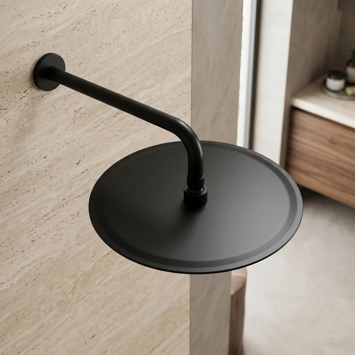 Cap De Duș Rotund REA JS-P014B 30cm Black 7