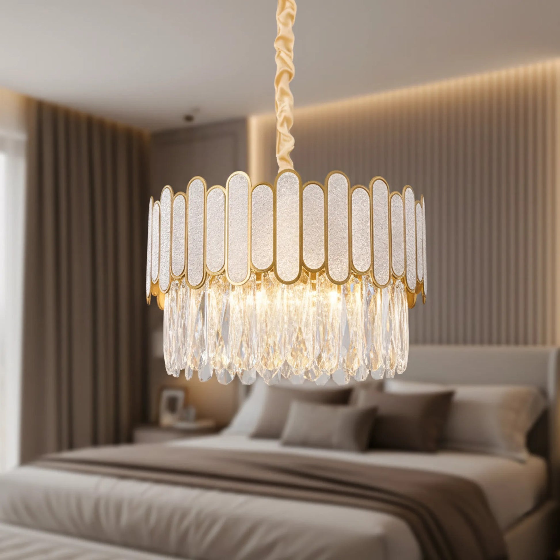 lampă suspendată APP1746-4CP 40 cm Gold  7