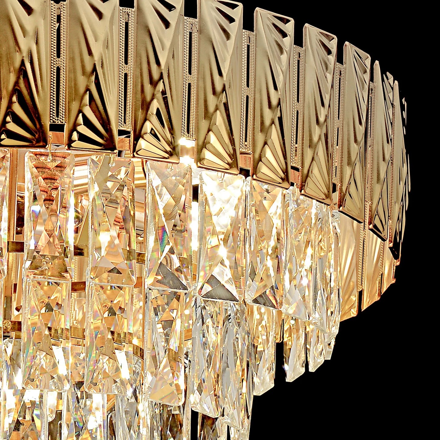 Lampă suspendată Cristal G061-CP 80CM GOLD  7