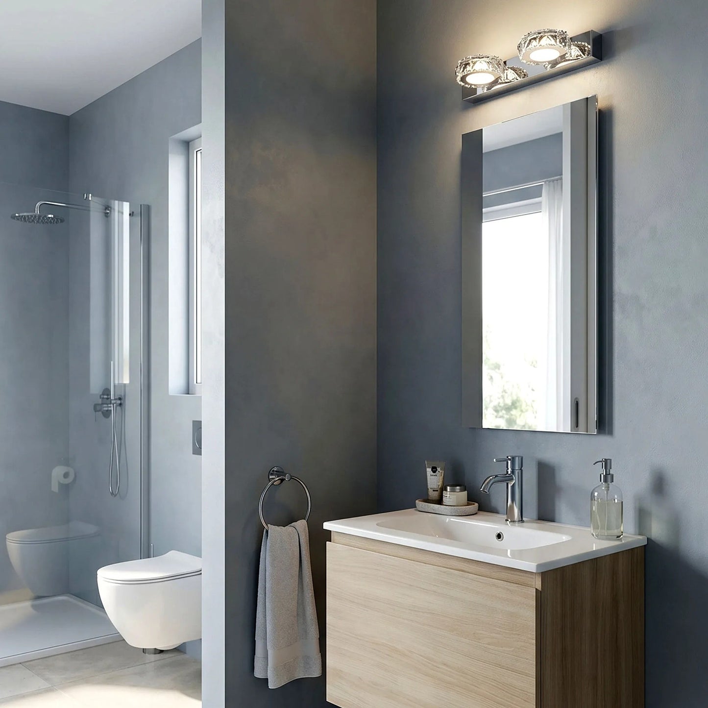 Lampa de perete LED APP1936-2W CHROME  7