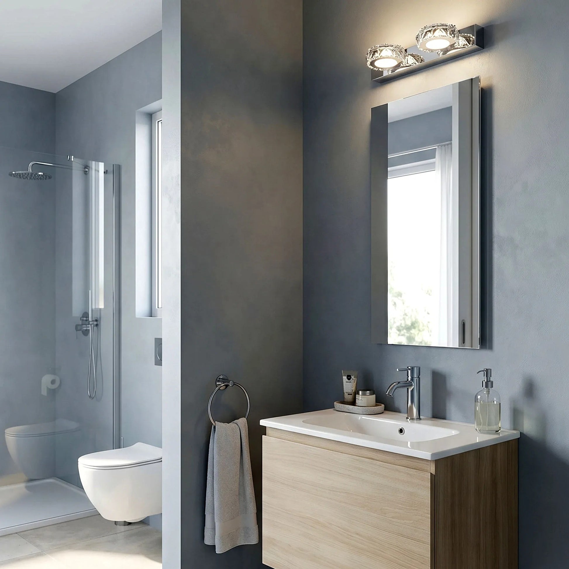 Lampa de perete LED APP1936-2W CHROME  7
