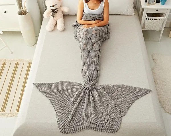 Patura Coada De Sirena Gri 7