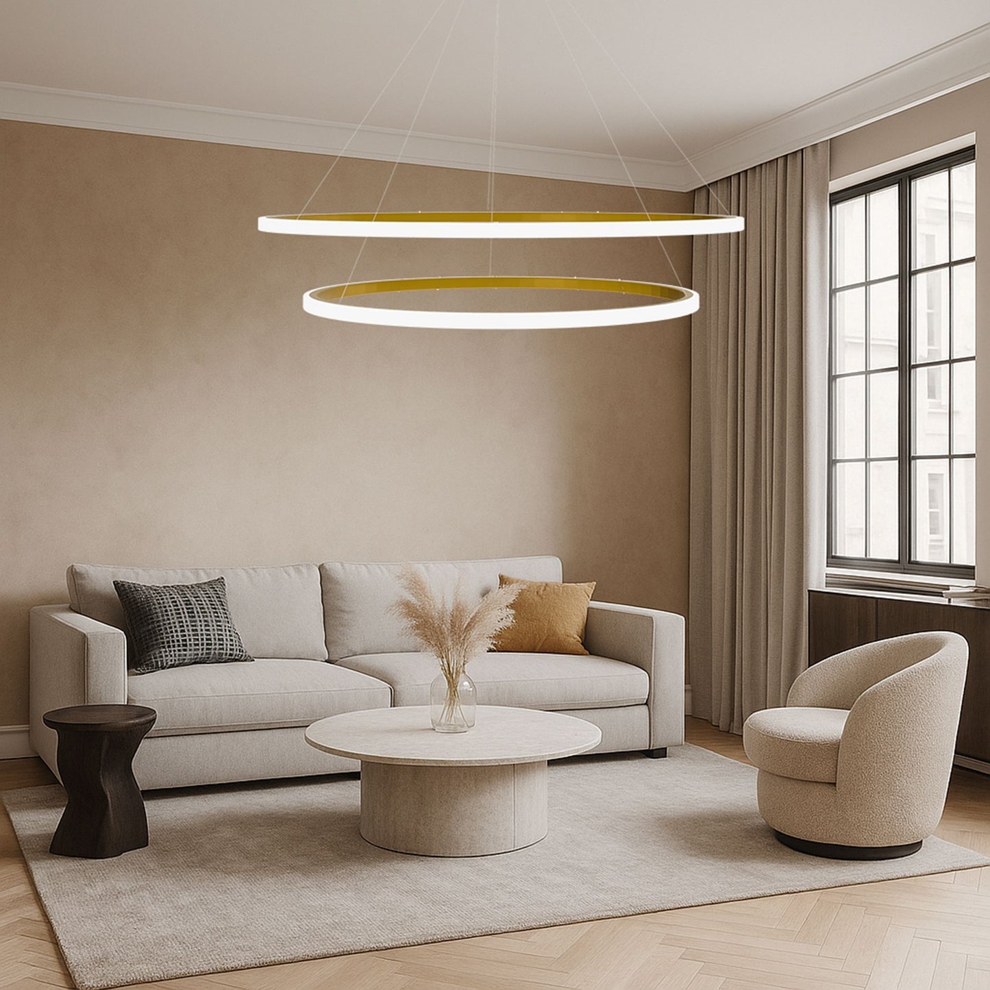 Lampa Led Lhj008-cp2 Brush Gold  4