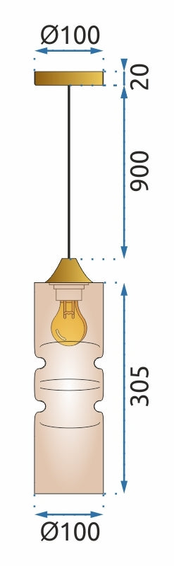 Lampa APP901-1CP Gold  8