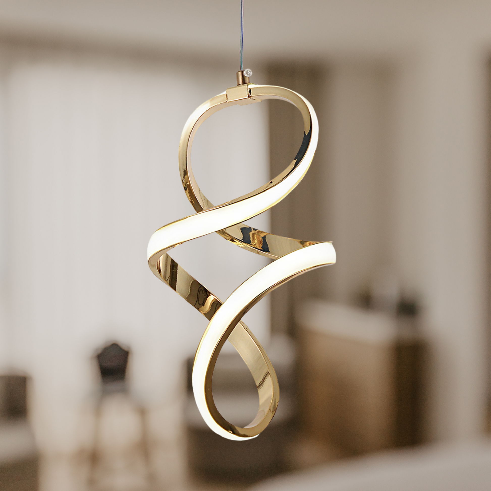 Lampă Suspendată Led G074-1cp Gold  3