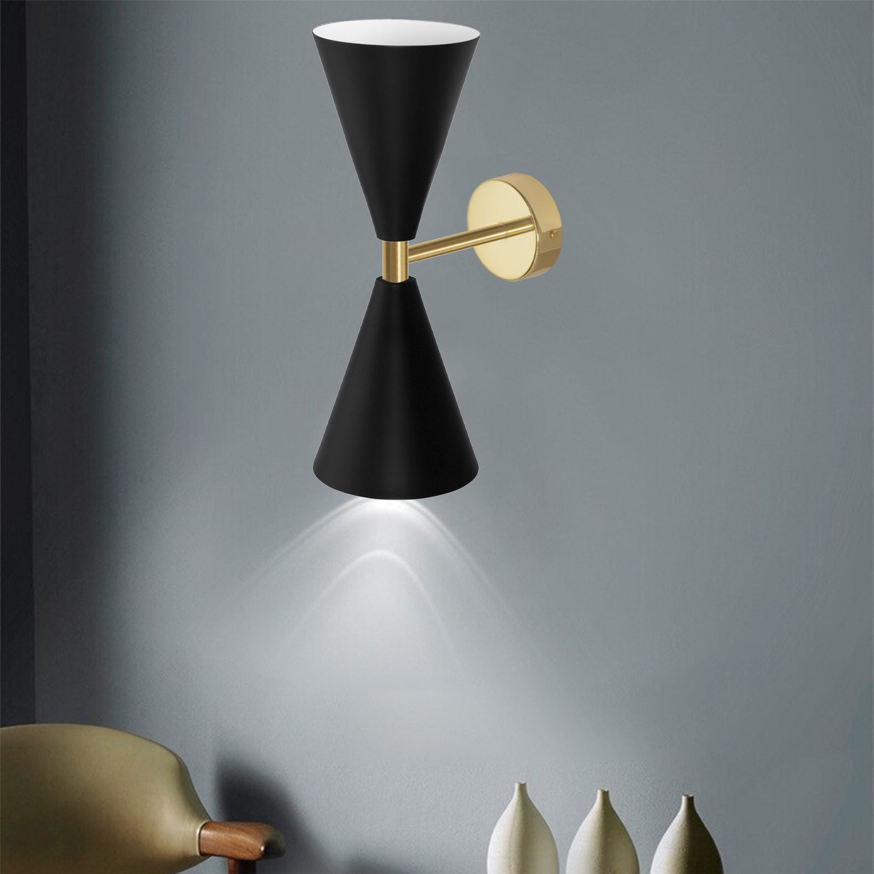 Aplica de perete APP1140-2W black gold  4