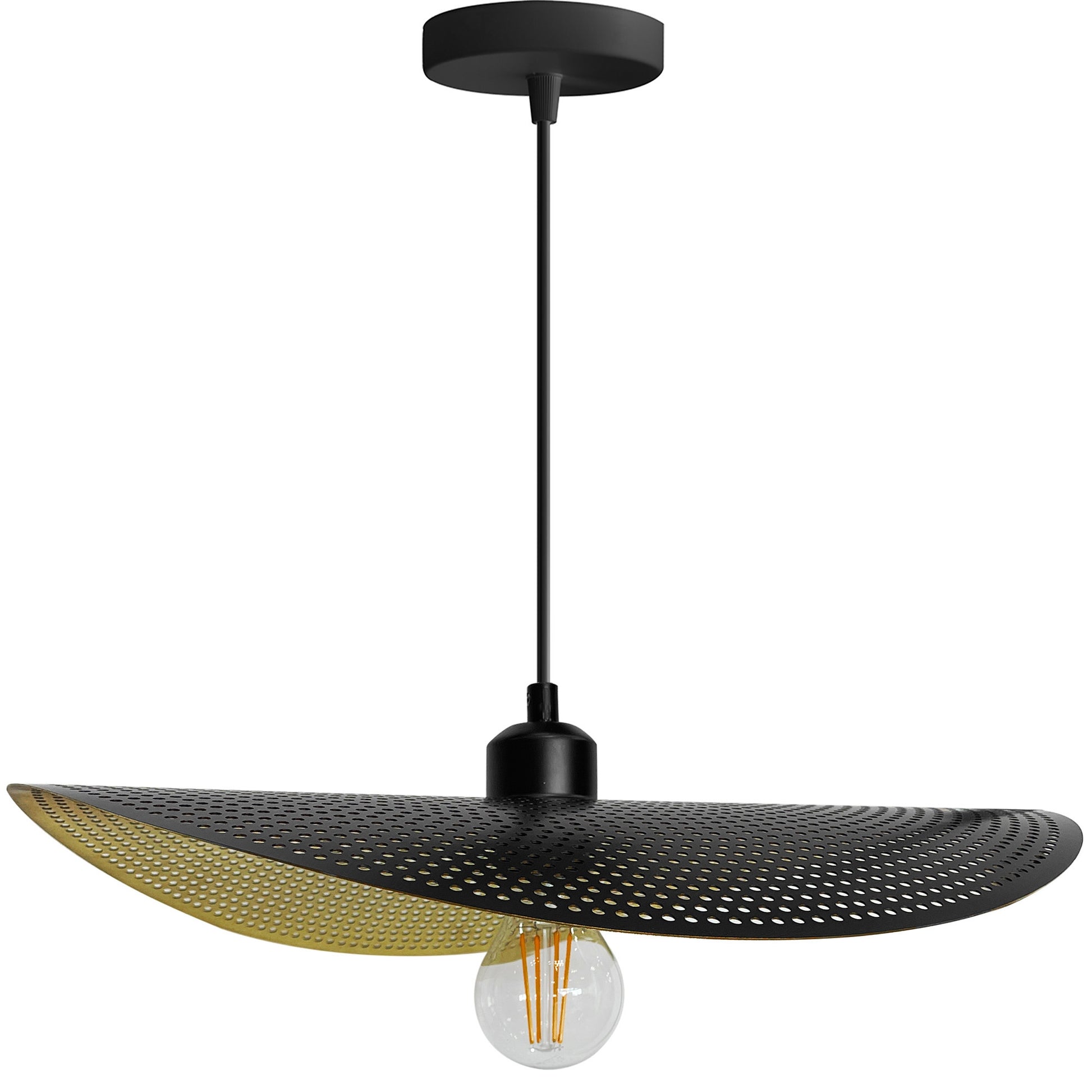 Lampă De Tavan APP1470-1CP Black/old Gold  1