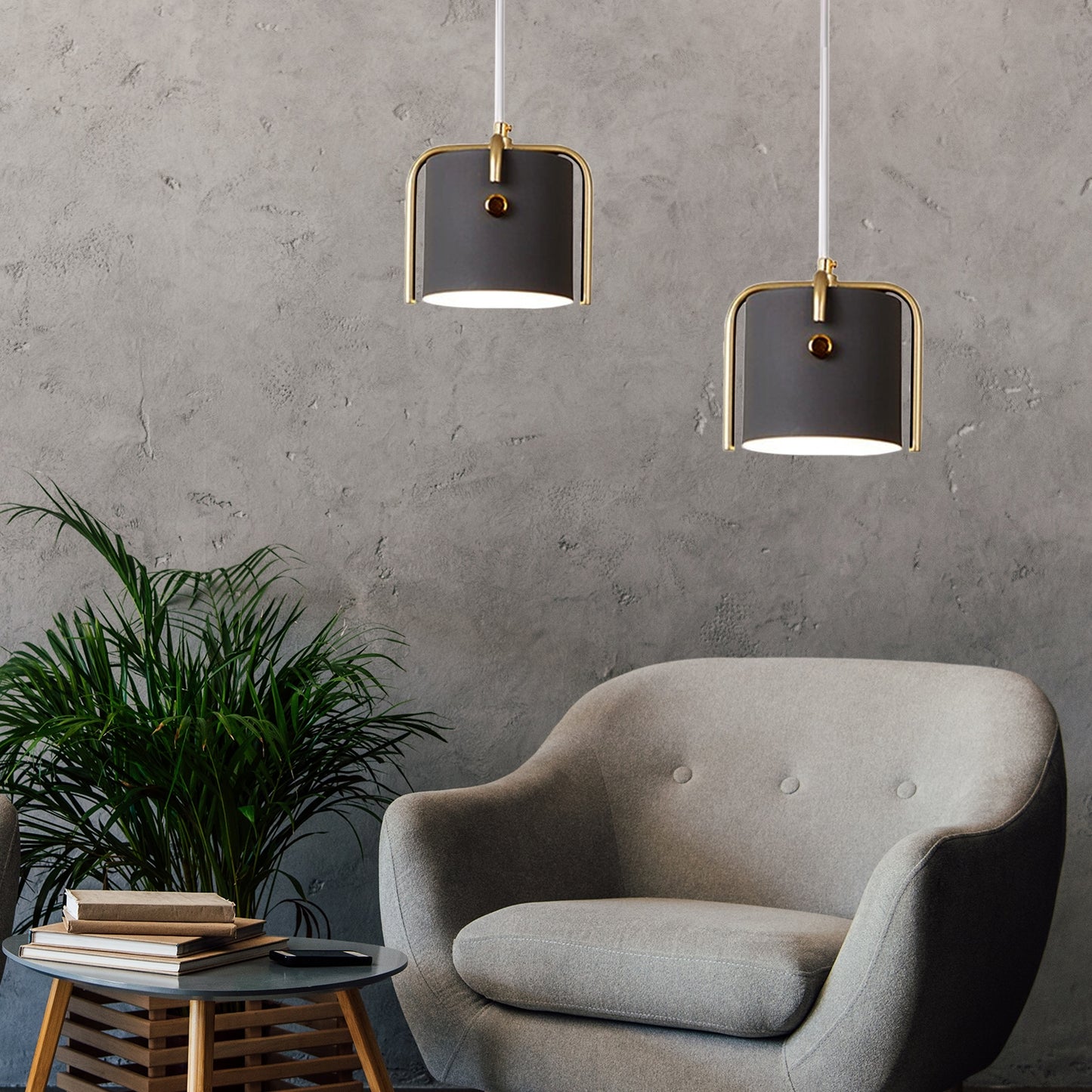 Lampa APP934-1CP Elegent Black  5
