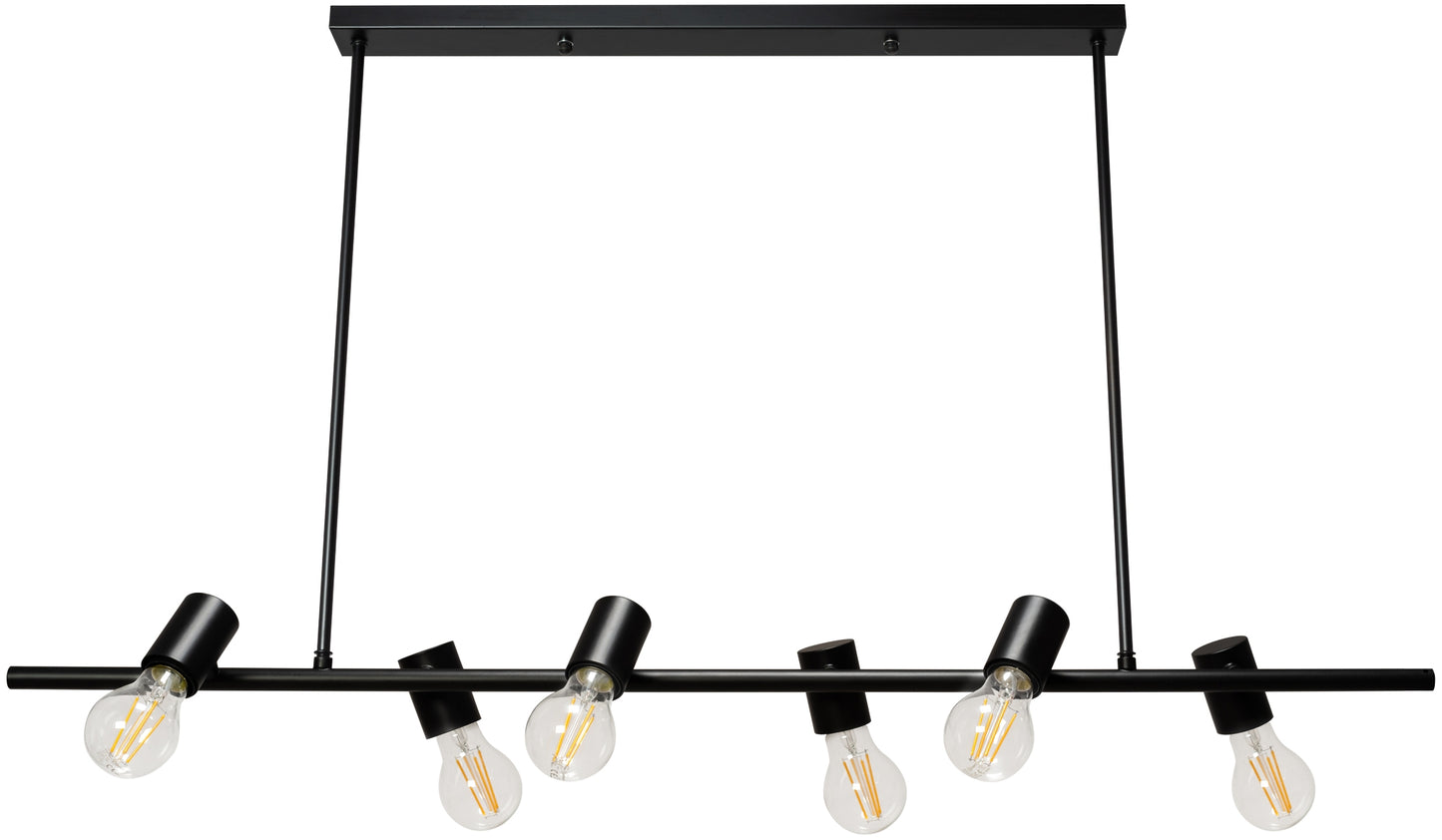 Lampă De Tavan Din Metal, Negru Industrial APP480-6CP  2