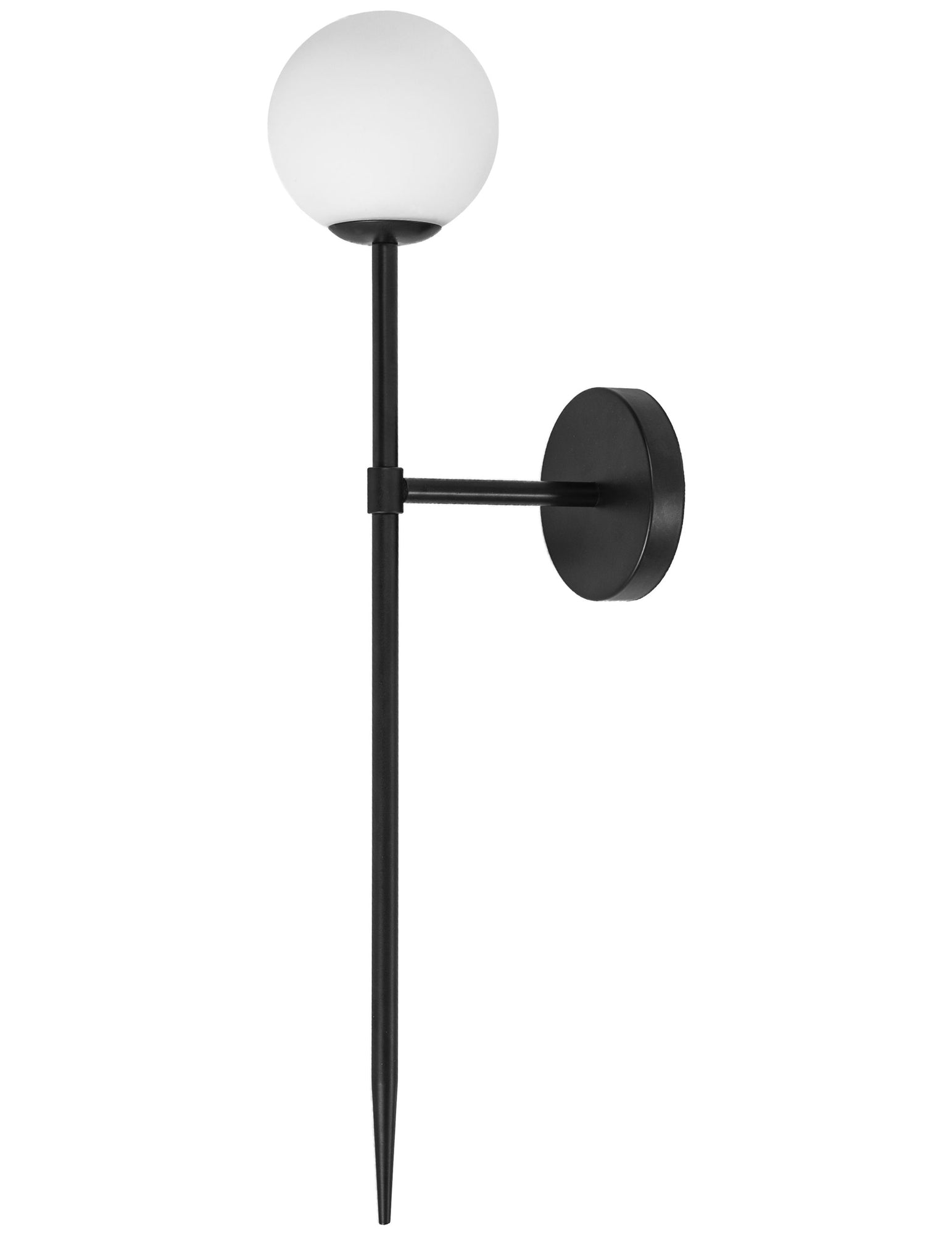 Aplica De Perete Neagra Moderna 52cm APP577-1W  7