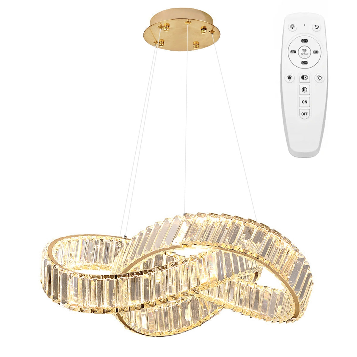 Lampă Suspendată Led App1538-cp Gold  1