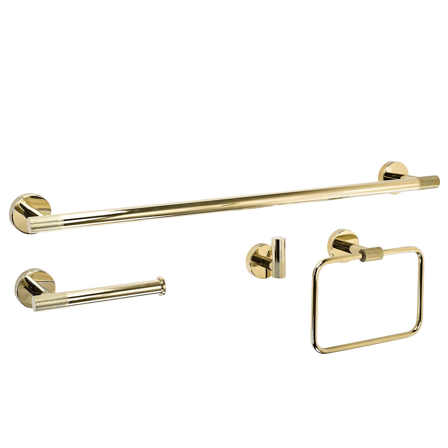 Set Accesorii Pentru Baie Grid Gold 4 Piese  7