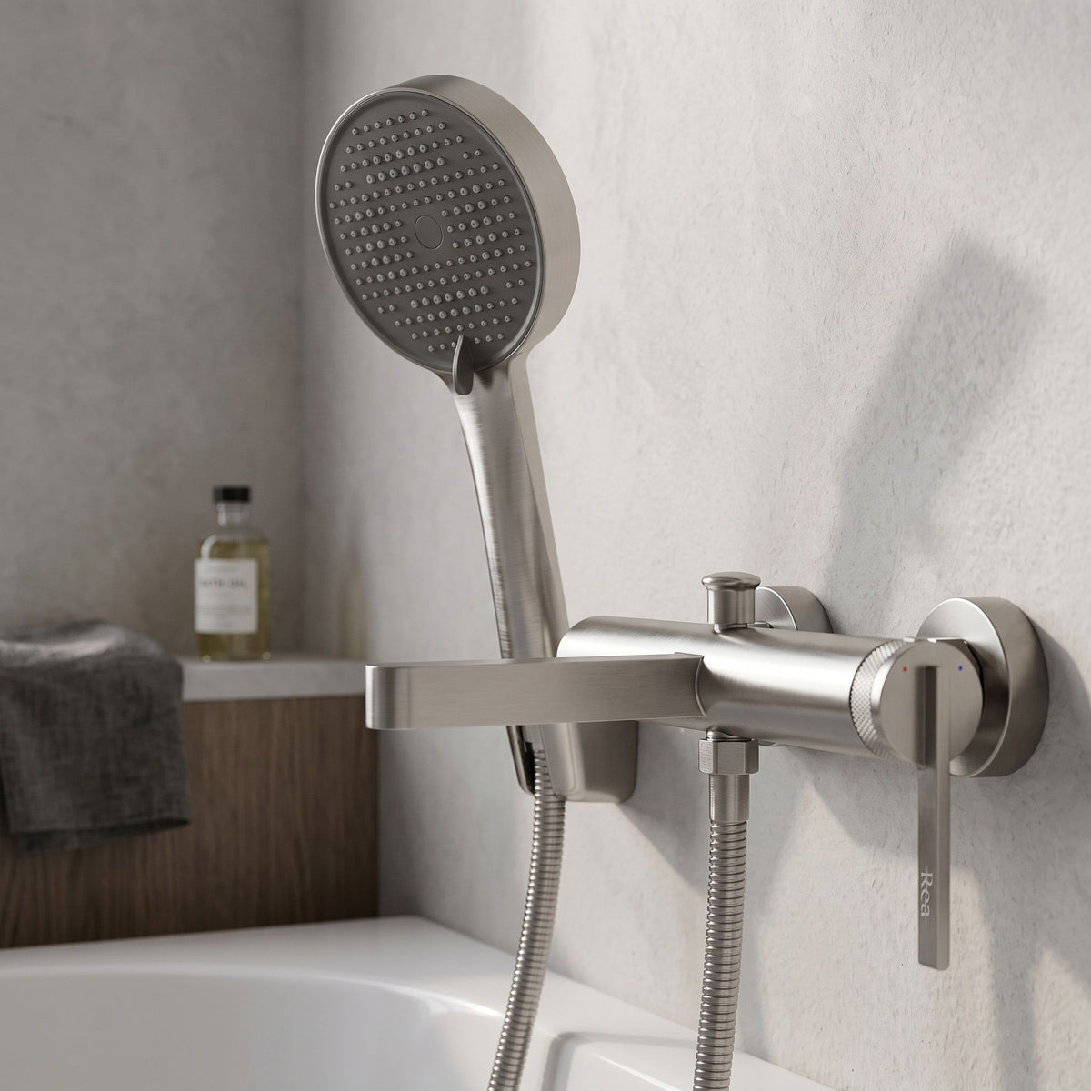 Baterie Pentru Cadă REA Grace Brush Nickel 6
