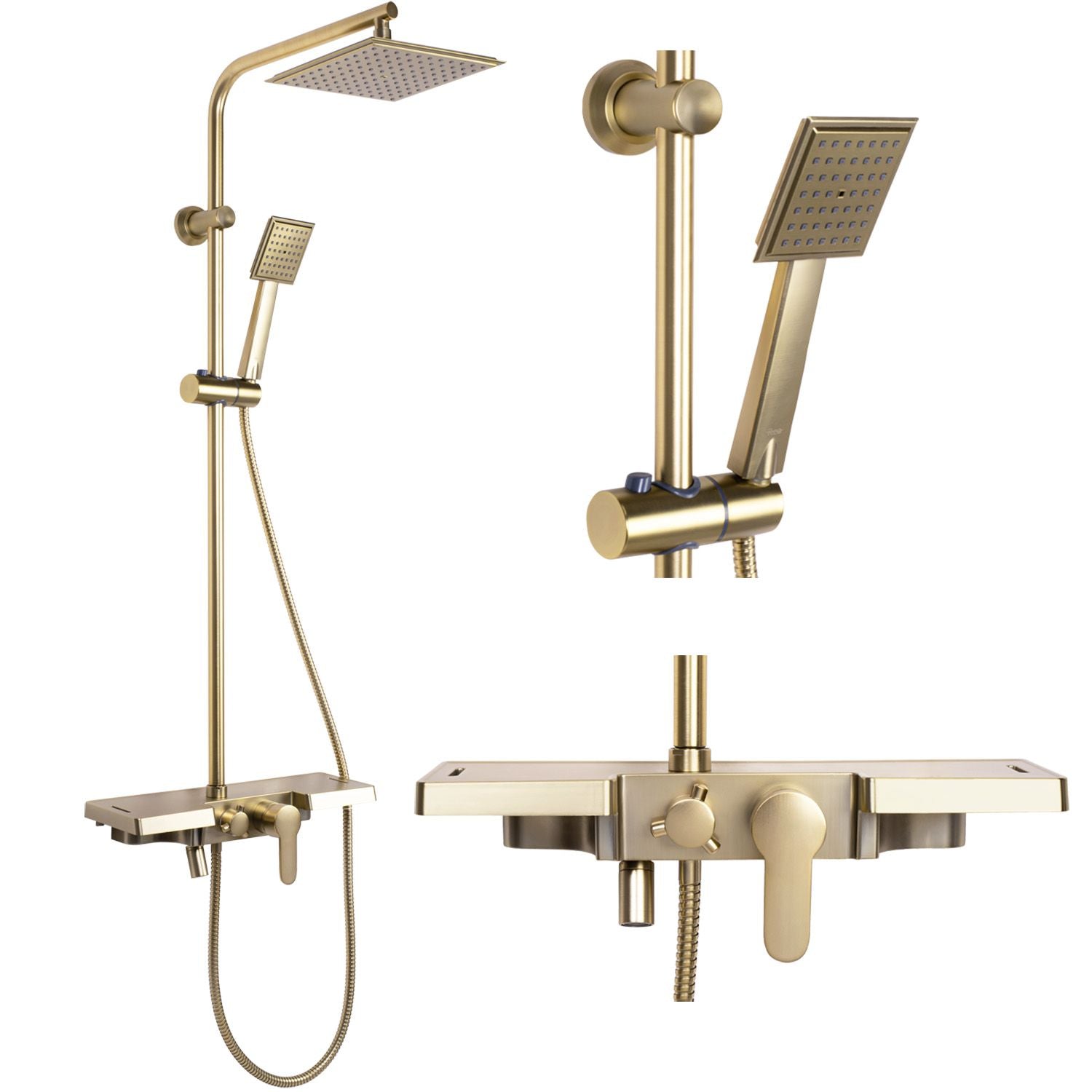 Set dus Rea Bravo Brush Gold 1