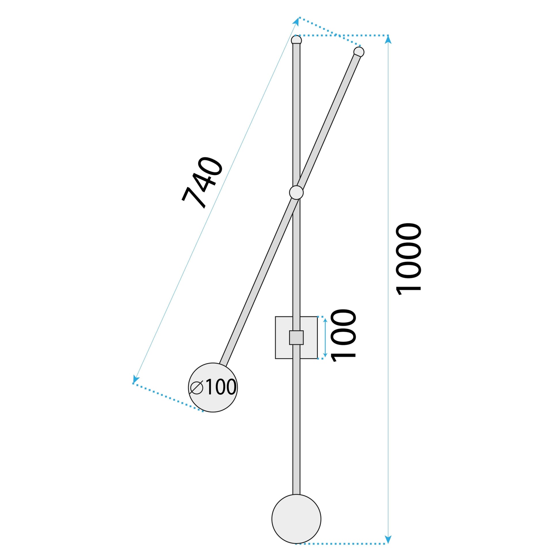Lampa De Perete APP1594-2W Gold  5