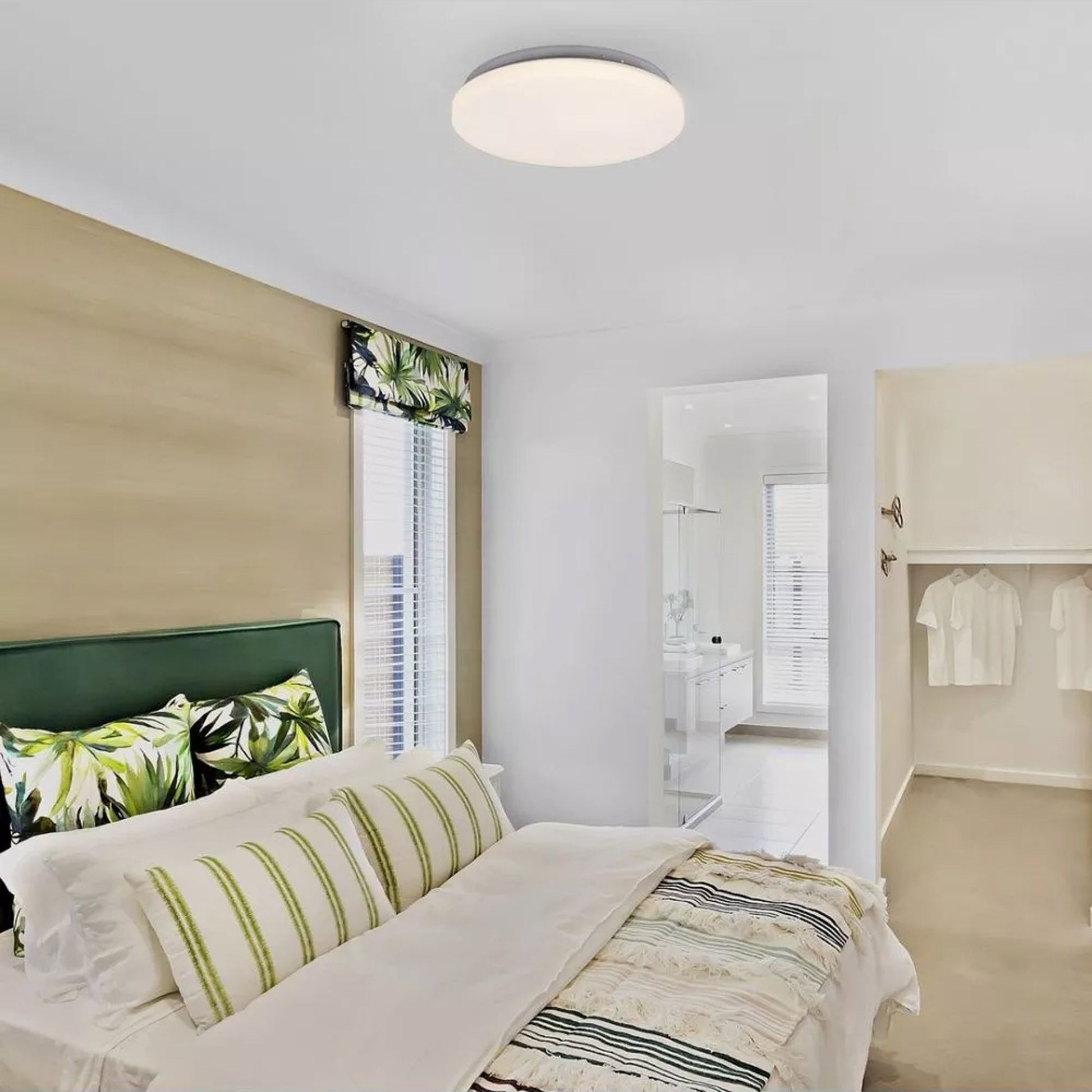 Lampă 33cm Plafon rotunda alba 18W APP756-1C  4