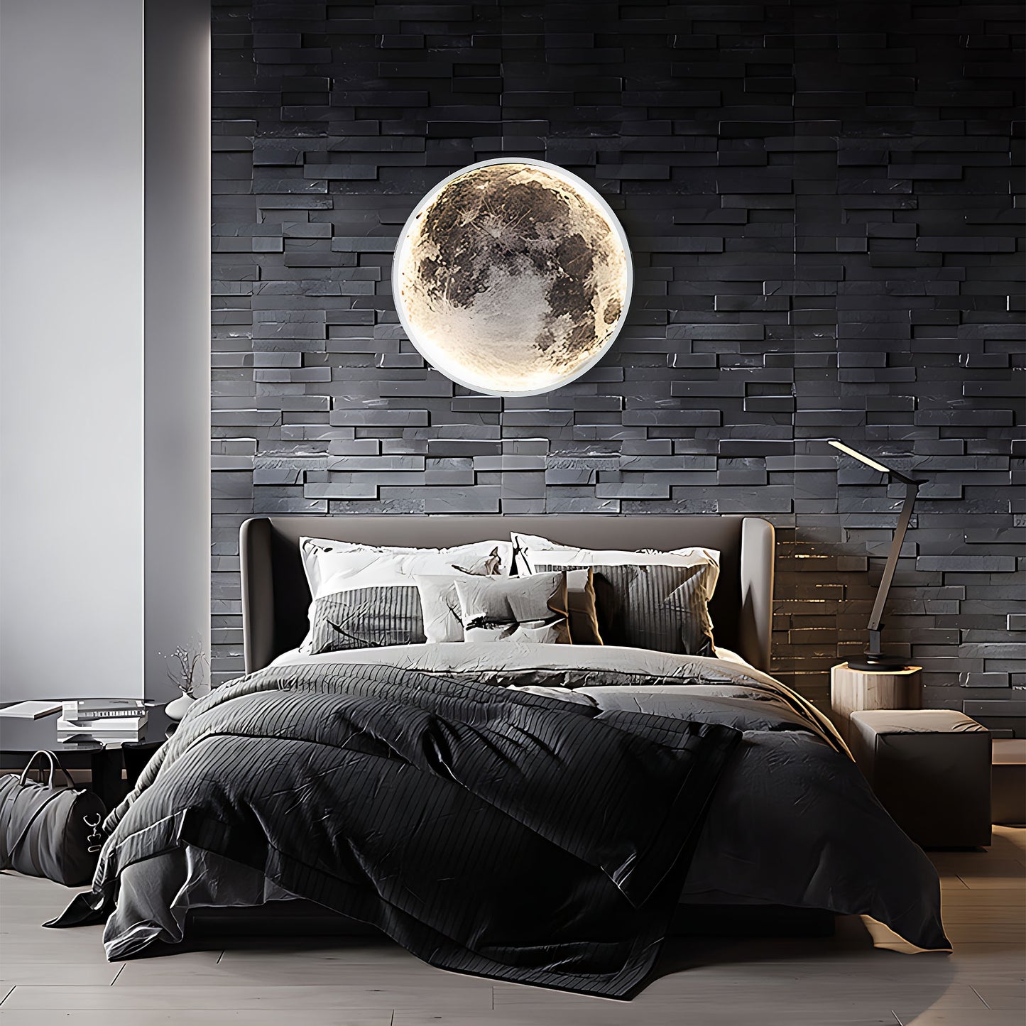 Lampă De Tavan App1806-cw Moon Led White  6
