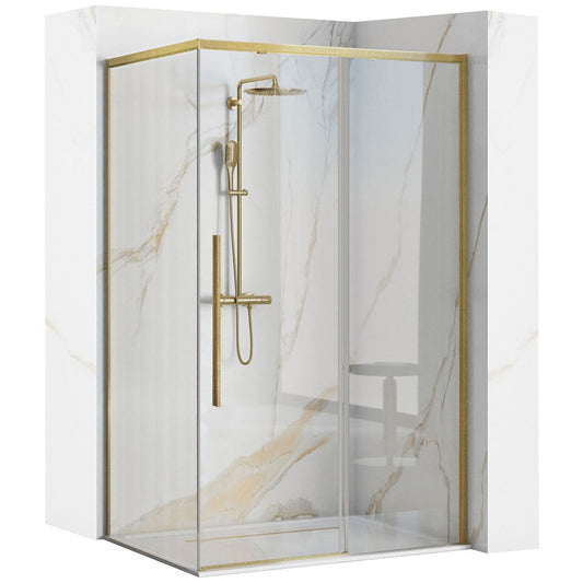 Cabina De Dus Solar Gold Brush 120x90cm  1