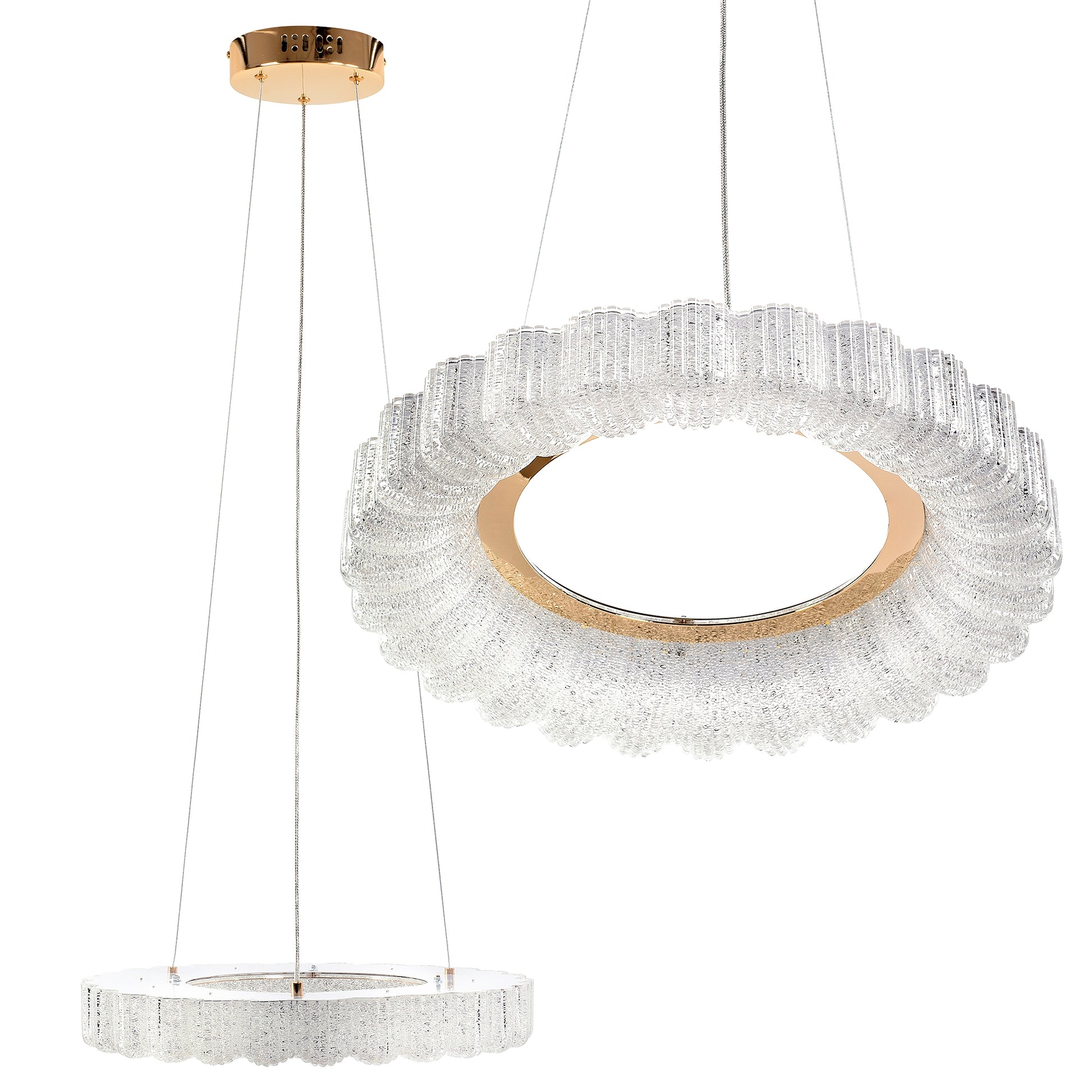 Lampa Led Ms018-cp Rose Gold 40cm  1