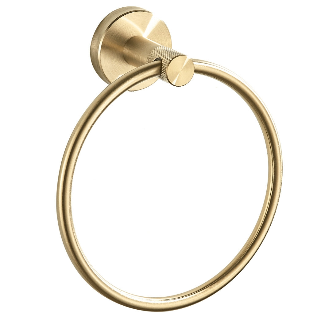 Cuier de baie Ring 6610 Modern Brush Gold  3