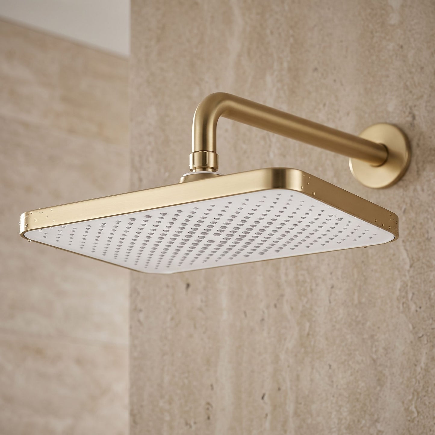 Pălărie De Duș Dreptunghiulară REA JS-032 Brushed Gold 3