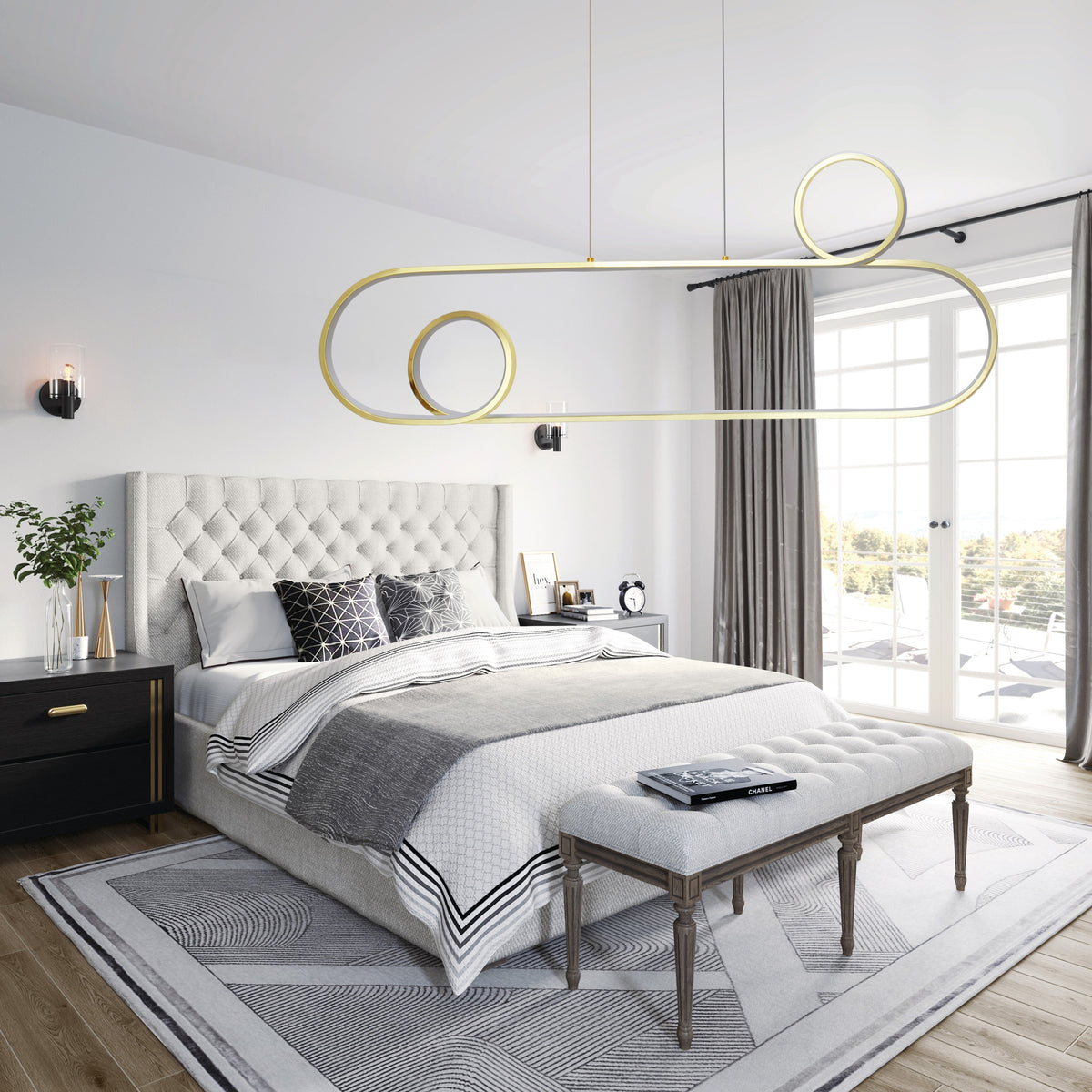 Lampa Led App809-cp Gold  6