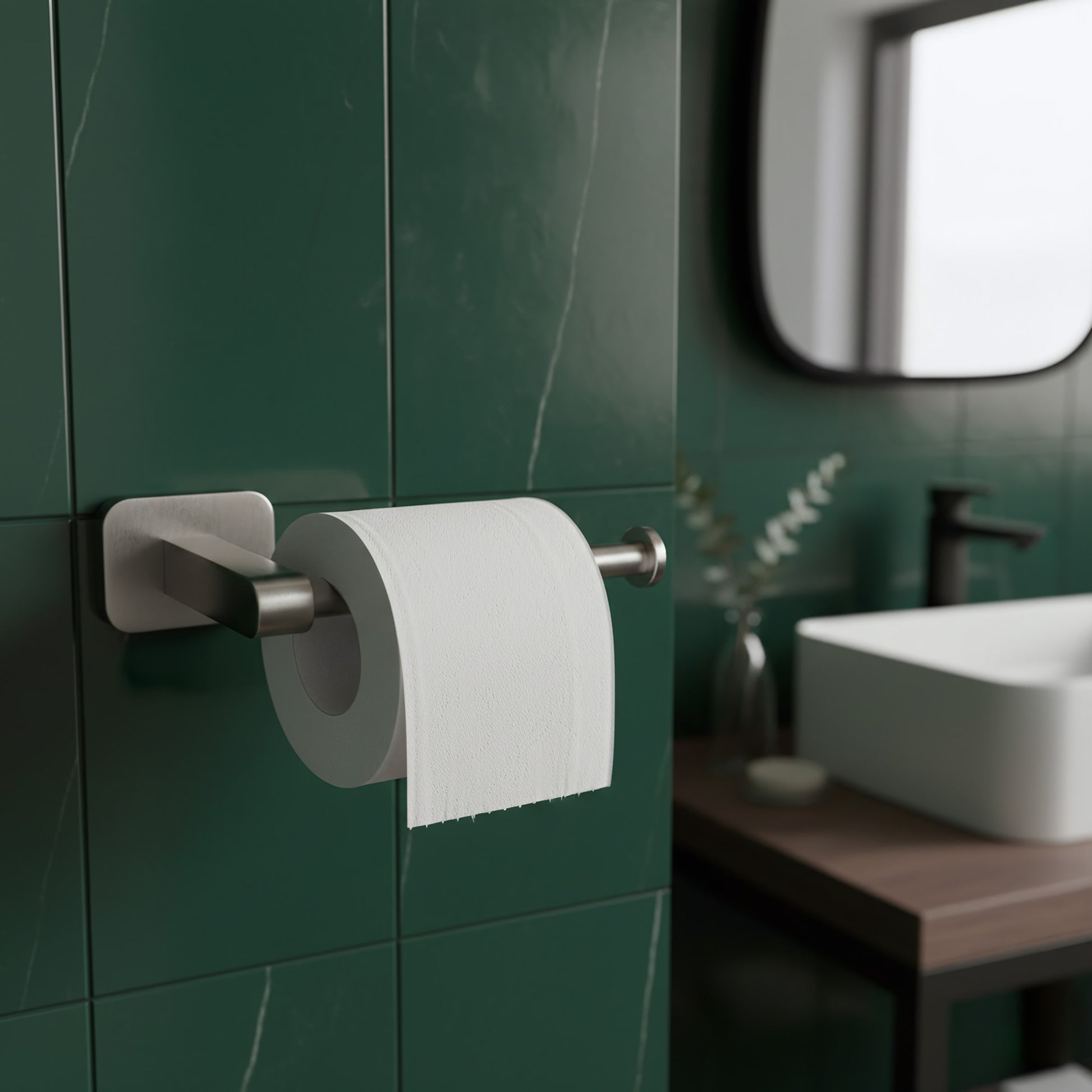 Suport Hârtie Igienică 5909 Nico Brush Nickel  5