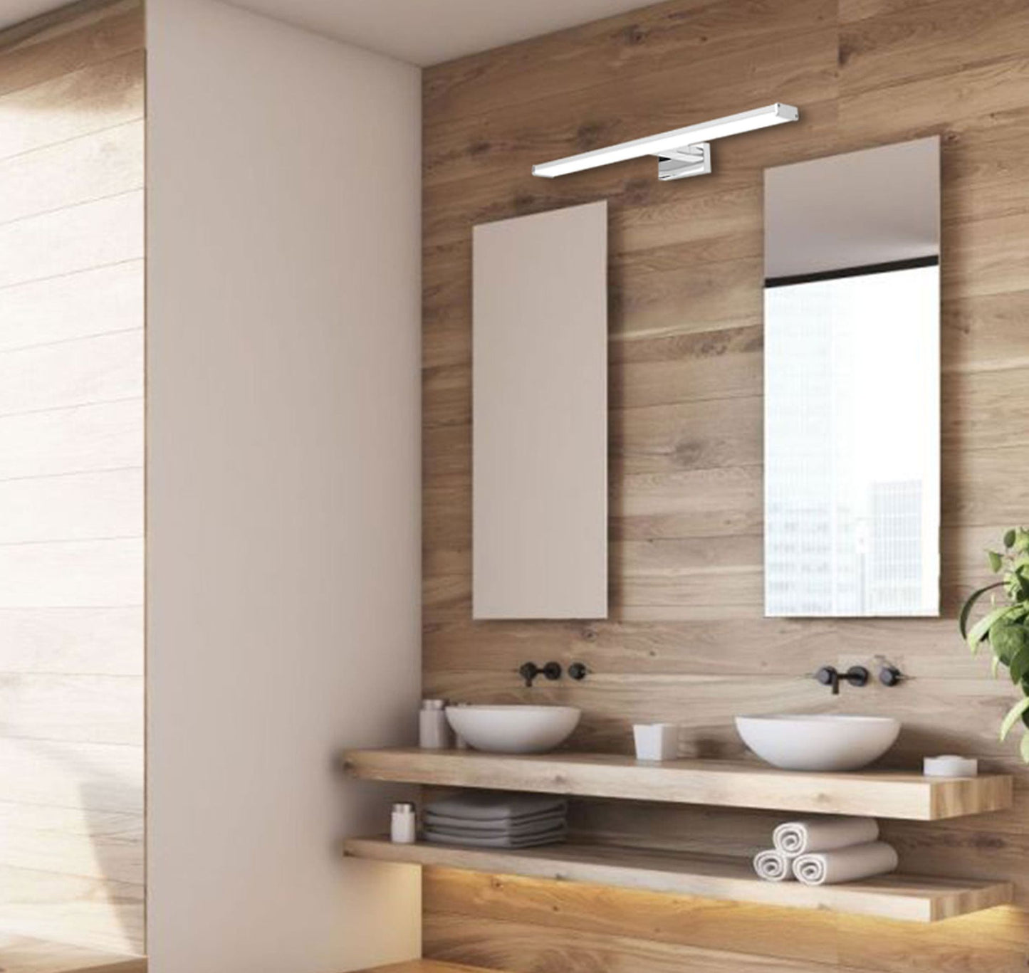 APLICA de baie LED pentru oglinda 8W 40CM APP368-1W Crom  3