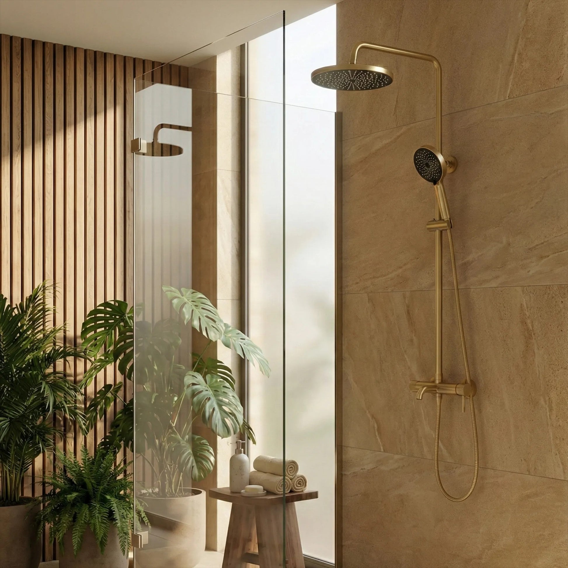 Set dus Rea Lungo Stripe Brush Gold  8