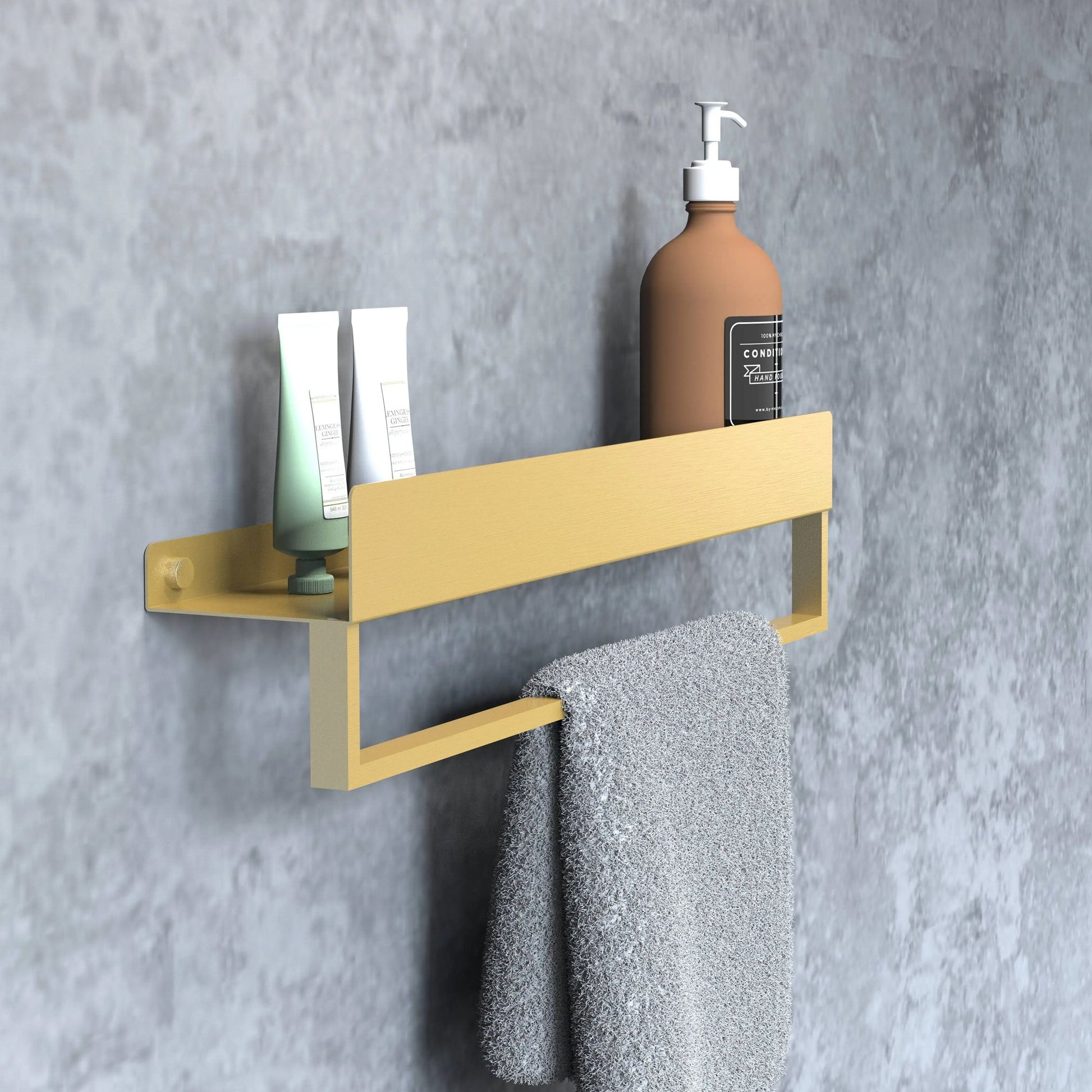 Raft pentru baie SF01 60cm gold brush 2