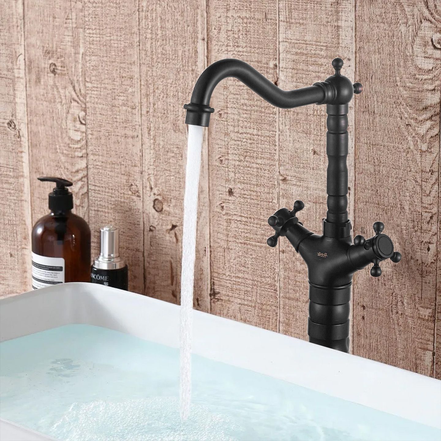 Baterie pentru baie / de bucătărie Rea Rustico Old Black  6