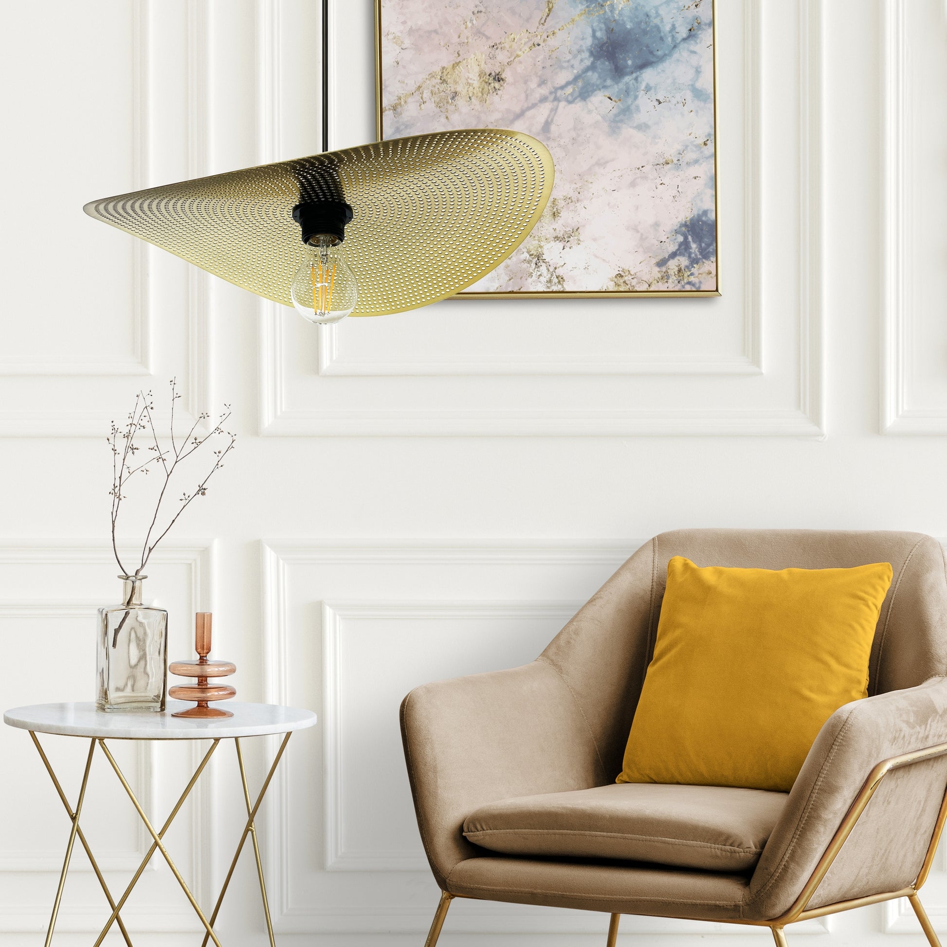 Lampă De Tavan APP1469-1CP Black/gold  7