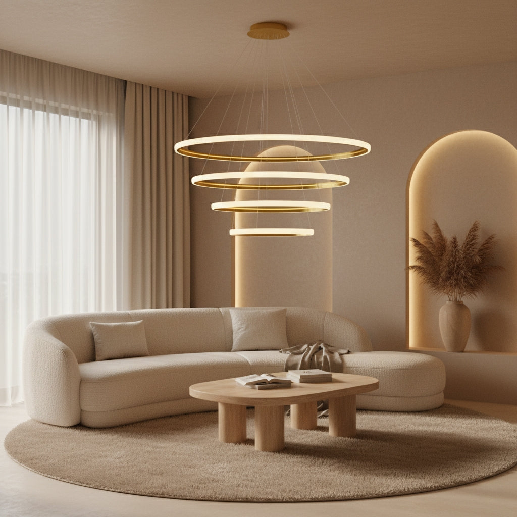 Lampă Suspendată Lhj009-cp4 Gold  4